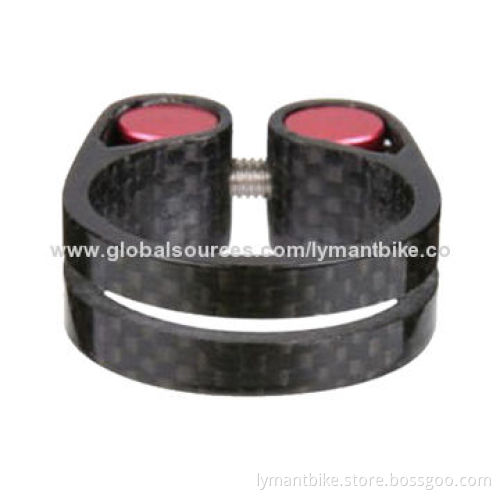 Colorful bicycle clamps, made of carbon fiber, various colors are available